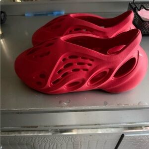 Yeezy Red Loafers & Slip-Ons
